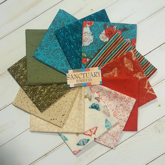 12xFat Quarter Bundle - Sanctuary by Patrick Lose